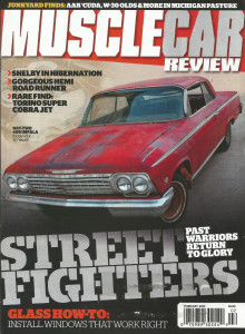 MUSCLE CAR REVIEW 2015 FEB - AAR CUDA, W-30, 62 409 IMPALA, 67 GT500*